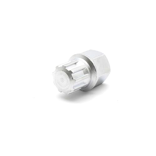 TEMO 20/9Pt Wheel Lock Nut Screw Removal Key Anti-Theft Lugnut Socket S3054 for BMW Vehicles - size: 20/9PT