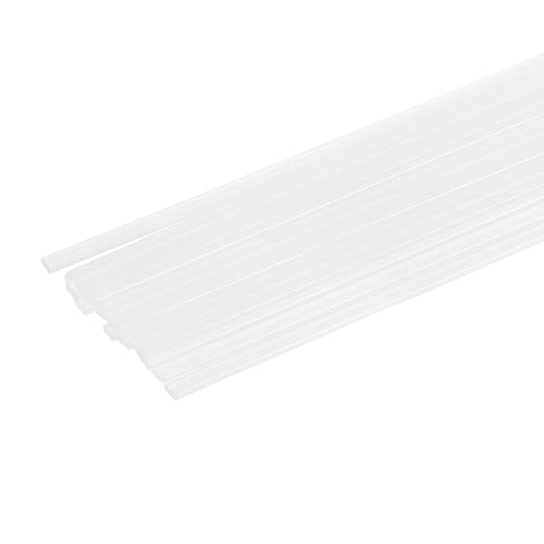 HARFINGTON 2set(10pcs) Plastic Welding Rods 40inch PE Welding Strips Welder Rods for Car Bumper Kayak Daily Repair Plastic Welder Car Bumpers, White - size: 40inch