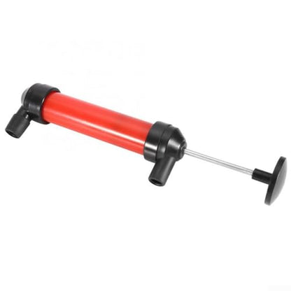 Manual Siphon Pump Kit for Car Fuel Oil Transfer, Portable Hand Air Pump with Hoses and Nozzle for Automotive Brake Antifreeze Fluid, Gas Diesel Water Extraction Tool