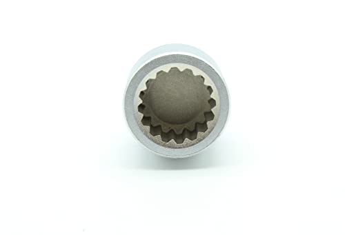 TEMO #52 Anti-Theft Wheel Lug Nut Removal Socket Key 3437 for Porsche - size: #52
