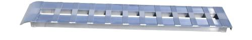 GEN-Y Hitch Heavy Duty Aluminum Loading Ramps - Set of 2, 12 Feet Long x 15 Inches Wide, 8000 LBS Capacity, Hybrid Hook and Plate Ends, Serrated Cross Rungs for Maximum Traction - size: 12'