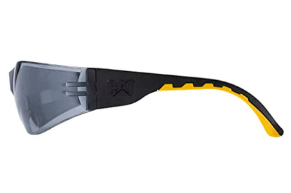 CAT TRACK Safety Glasses with Bifocal Readers, Clear or Smoke Lens, Anti-Fog, +1.0, +1.5, +2.0, +2.5, +3.0 Diopters - color: Smoke, size: +3.0 Diopter