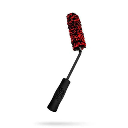 Ethos Wheel Brush for Car Detailing – Plush Rim Cleaner Brush, Car Cleaning Brush Kit, Soft Wheel Cleaner Brush, Rim Brushes for Cleaning Wheels, Clean Car Rim Wheels Safely - style: Angled Wheel Cleaning Brush