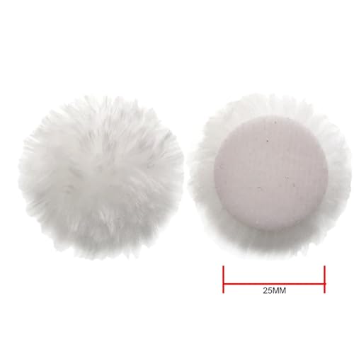 26Pcs Set 1Inch Mini Car Foam Drill Polishing Pad 25mm Detail Sponge Wool Waxing Buffing Pads with Backer for Rotary Tool
