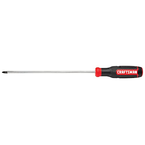 CRAFTSMAN Phillips Screwdriver, Bi-Material, PH #2 X 10 Inch (CMHT65056N) - style: Old Version