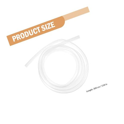 NUOBESTY Manual Car Transfer Pump Kit 3 Meter Hose with Air Bulb and Clamps, Handheld Siphon Pump for Fuel, Oil, Water Transfer, Suitable for Automotive and Aquarium Use Random Color