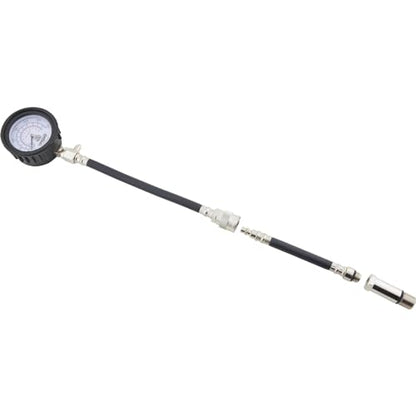 Compression Test Kit, Standard Gauge, For Auto, Marine & Small Engines | Includes Multiple Adapters and Hoses, Air Hold Quick Connect Feature, Molded Case for Easy Storage and Transport