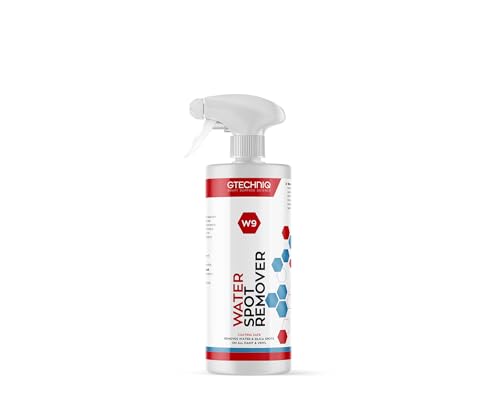 Gtechniq W9 Water Spot Remover for Cars, 8.45 fl oz | Advanced Solution Easily Removes Stubborn Water and Silica Spots from Bodywork, Suitable for Glass, All Paint Types and Vinyl - size: 8.45 Fl Oz (Pack of 1)