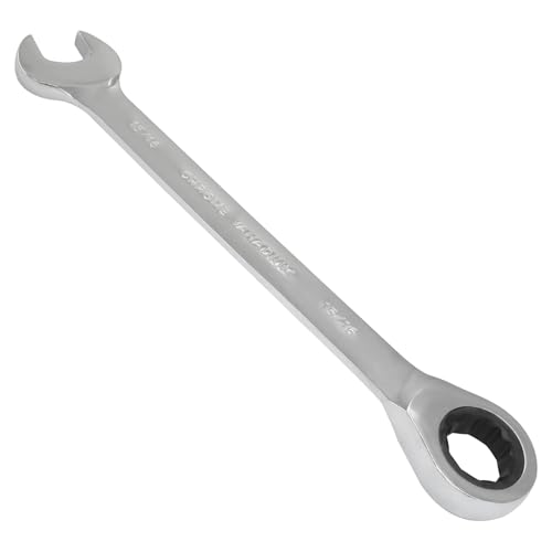 15/16 Inch Ratchet Wrench Imperial Ratcheting Combination Wrench, 12 Point, 72 Teeth for Projects SAE Tight Spaces - size: 15/16 Inch