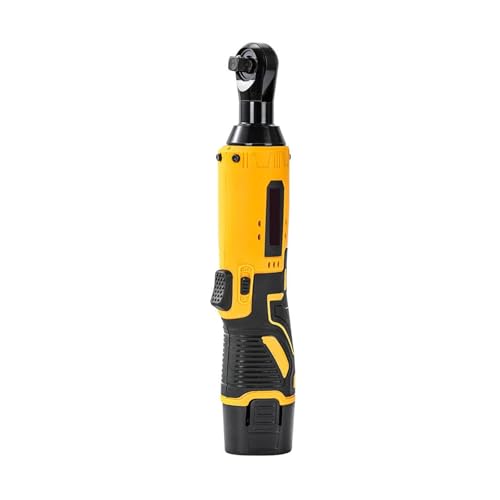 Brushless Electric Wrench, 12V Cordless Electric Ratchet Wrench Right Angle Power Tool For Truss Assembly And Tight Space Repair Work,for Home and Auto Use