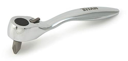 Titan 11207 3-1/2-Inch Offset Micro Ratcheting Bit Driver - style: Offset Bit Driver