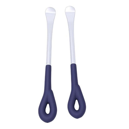 2pcs Tire Spoon Levers, Heavy Duty 10inch Motorcycle Tire Changer Tool Carbon Steel Iron Spoon Set with Shape Design, for Motorcycle Replacement