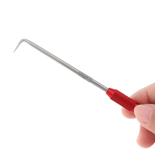 2PCS Hook and Pick Set Puller, Remover Rolling Flower Handle Multi Angle Hook Pick Tool Set for Remove the Small Fuse, Gasket, Spring, O Ring