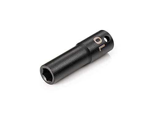TEKTON 3/8 Inch Drive x 10 mm Deep 6-Point Impact Socket | SID13110 - size: 10 mm, style: Deep