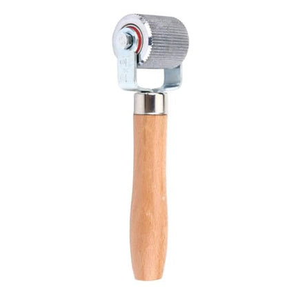 Aramox Patch Tire Repair Tool, Car Wheel Wood Handle Tire Patch Repair Stitcher Ball Bearing Roller Repair Tool (L)