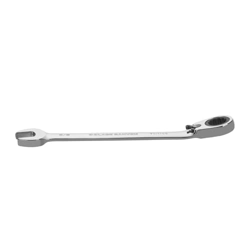 BLACK CANYON 5/8 Inch Ratchet Combination Wrench, 12-Point Box End & Hex Opening, Polished Steel Ratcheting Wrench with SAE & Metric Sizes - size: 5/8 Inch, style: Inch