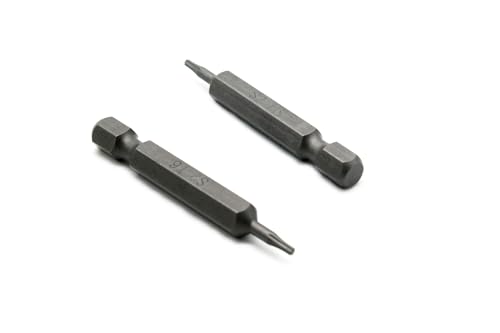 TEMO 25 pc T6 Torx Star Head Screwdriver Bit Set, S2 Steel 6 Point T-6 2 Inch Screwdriver Insert Bits - size: T6 2"L