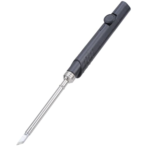 Fafeicy 65W 12-24V Electric Soldering Iron, Adjustable Temperature 220-400 with 7 K Heads, for Quick Heating Welding Tool Kit