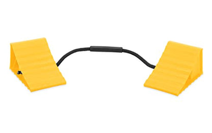 Camco Dual Standard RV Wheel Chock w/Rope - Heavy Duty Trailer Wheel Chock Constructed of Durable Plastic w/UV inhibitors - Features Rope Handle for Easy Removal - Use w/Tires Up to 26-in – 44470 - size: Dual Standard w/ Rope