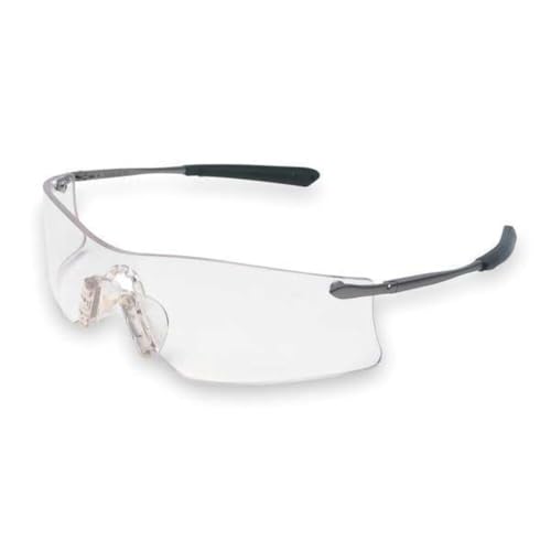 Crews T411G Rubicon Safety Glasses Emerald Mirror, 1 Pair - color: Clear Lens