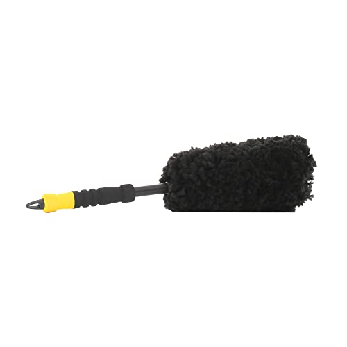 Meguiar's X1902EU Supreme Microfibre Wheel Brush, Medium, Completely Safe Wheel Cleaning, Black - size: Medium