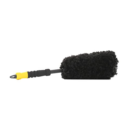Meguiar's X1902EU Supreme Microfibre Wheel Brush, Medium, Completely Safe Wheel Cleaning, Black - size: Medium