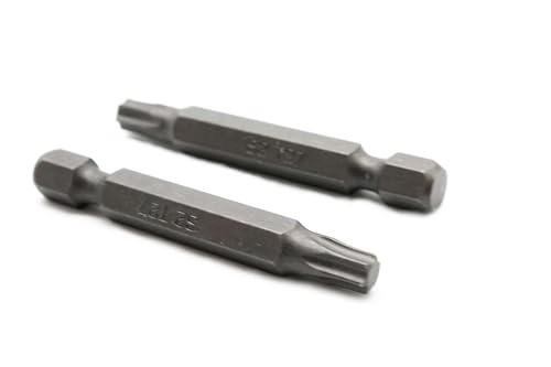 TEMO 25 pc T27 Torx Star Head Screwdriver Bit Set, S2 Steel 6 Point T-27 2 Inch Screwdriver Insert Bits - size: T27 2"L