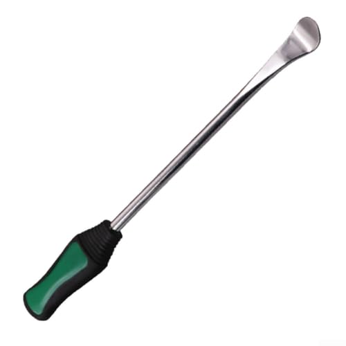 Tire Changing Lever Tool Set with Rim Protector for Auto Motorcycle - Steel Tire Iron Spoon Kit Red Green(Green) - color: Green