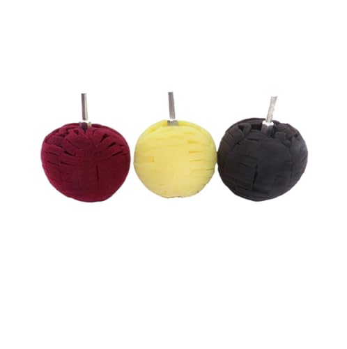 Car Polishing Pad Buffing Foam Sponge Pad Cone Polisher Buffer Pad Automotive Waxing Kit for Car Wheel Hub Headlight Polishing - color: 3pc-2