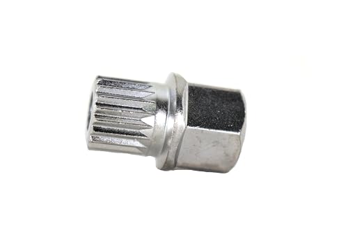 TEMO 35/19Pt Wheel Lock Nut Screw Removal Key Anti-Theft Lugnut Socket S3054 for BMW Vehicles - size: 35/19PT