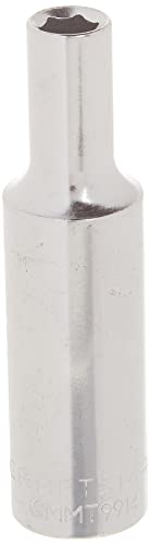 CRAFTSMAN Deep Socket, Metric, 3/8-Inch Drive, 6mm, 6-Point (CMMT99141) - size: 6 MM