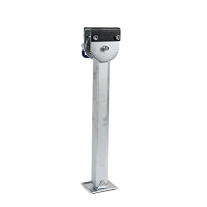 Trailer Jack, Stabilizer Legs Drop Down with Plate 600MM Caravan Parking Zinc Jacks Cap 2000KGS Camping RV Trailer Prop Stands Parts,Corrosion-Resistant