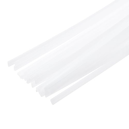 MECCANIXITY 20pcs 13 Inch Plastic Welding Rods PE Welding Strips Welder Rods for Plastic Welder,Car Bumper, Kayak Repair, White - color: White, size: 13 Inch