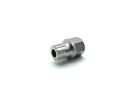 TMAX 54/9Pt Anti-Theft Wheel Lock Lug Nut Removal Socket Key for Vw Audi | Wheel Lock Nut Socket Adapter | Anti-Theft Screw Remover Repair Tool | Tyre Fitting, Garage Repair, Tire Change - size: 54/9PT