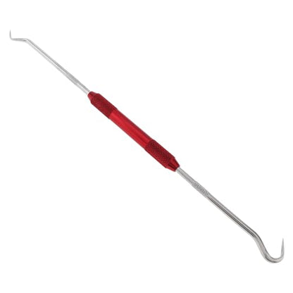 2PCS Hook and Pick Set Puller, Remover Rolling Flower Handle Multi Angle Hook Pick Tool Set for Remove the Small Fuse, Gasket, Spring, O Ring