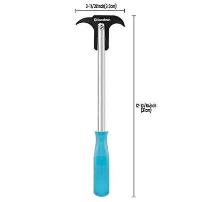 DURATECH Seal Puller with Extra Blade, Heat Treated Steel, Dual Hook Tips for Oil and Grease Seals Removal | Heat Treated Steel, Dual Hook Tips for Oil and Grease Seals Removal
