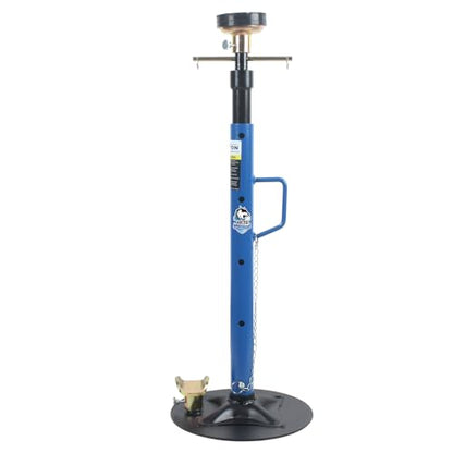 HKTE Underhoist Support Stand with Handle, 1 Ton (2,000 lbs) Capacity, 30.7"–70.8" Adjustable Height, Dual Interchangeable Tops, Under Lift & Vehicle Support Stand, US Patented Design