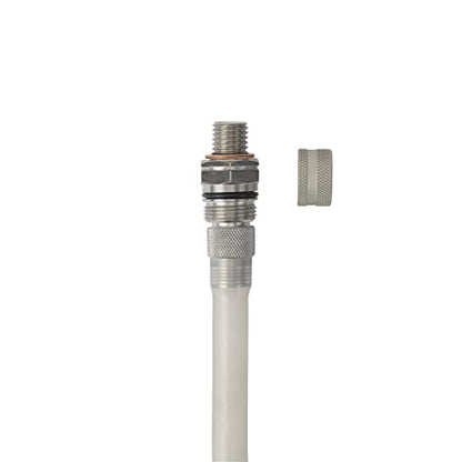 Stahlbus Oil Drain Valve Plug M12x1.5x12mm Steel - Clean, Easy, NO Tool Oil Change - Includes Oil Drain Plug, Washer, Cap, Connector, Silicone Hose Compatible with: Most BMW Vehicles - size: M12x1.5x12mm