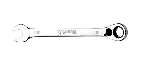 Williams 1216RC Ratcheting Combination Wrench, 12 Point, 1/2-Inch - size: 1/2-Inch Single