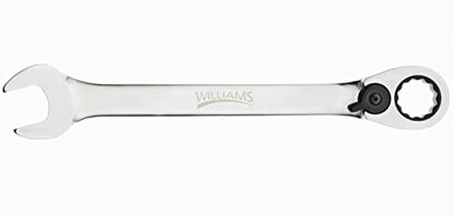 Williams JHW1208RC Reversible Ratcheting 12 Point SAE Combination Wrench, with High Polish Chrome Finish - 1/4-Inch - size: 1/4-Inch Single