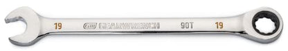GEARWRENCH 19mm 4 Degree Swing Arch 12 Point Ratcheting Combination Wrench - 86919 - size: 19mm
