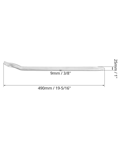 QWORK Bead Lifting Tool, 20" Tire Matal Spoon Lever Pry Bar, Remove Tyre Tool, Rim Lifter, for Tire Changer Machine, 1 Pack