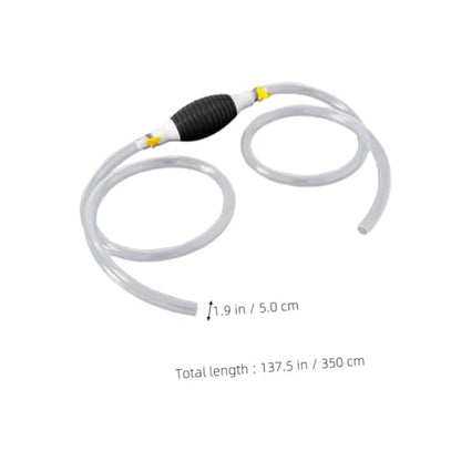 Manual Transfer Pump with Hose Efficient Oil and Water Siphon Kit for Cars Trucks and Motorcycles Durable Hand Pump for Fuel and Liquid Extraction
