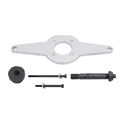 YIYIBYUS Vibration Damper Holding Tool Crankshaft Pulley Removal Shock Absorber for Audi Vw Skoda 1.8l 2.0L 4V Tfsi EA888, Vibration Damper Assembly Replace T10531