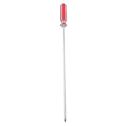 Piutouyar 10 Inch Phillips Screwdriver, #1 Magnetic Tip Screwdrivers | Extra Long Chrome-vanadium Steel Shaft , Cross Head Screwdriver, Long Screwdriver for Repair Home Improvement - size: 10 Inch #1