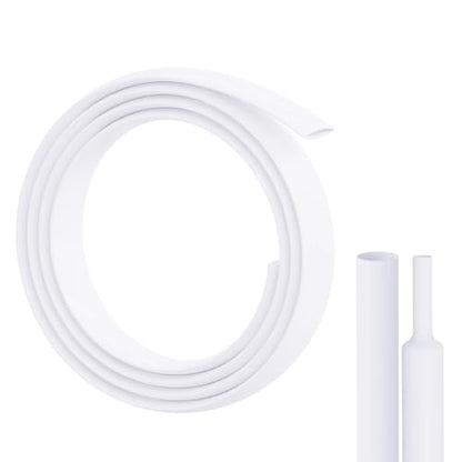 1M Heat Shrink Tubing, 8mm OD, 2:1 Ratio, White | Polyolefin Shrinkable Tube, Waterproof Electrical Insulation Tubing, for Wire Cable and Electronic Component Protection - size: 1M Φ8 White