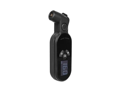 Topeak SmartGauge D2X Digital Tire Pressure Gauge - Accurate and Easy-to-Use Bike Pressure Gauge with Digital Display - Measures PSI for Presta and Schrader Valves | Measures 5-260 PSI . Smarthead Fits Presta and Schrader. 360 Degree Backlit Rotating Disp