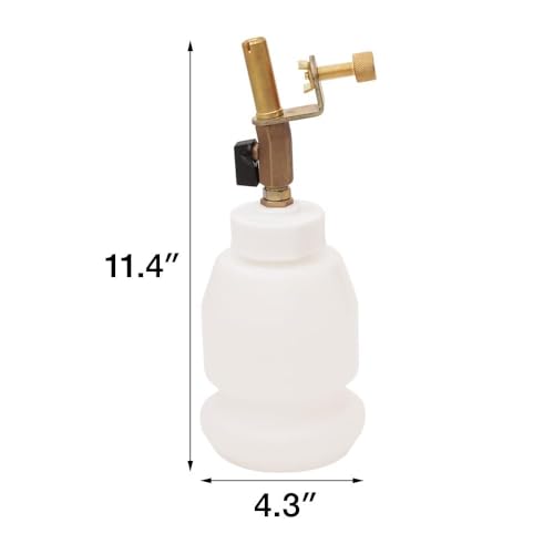 Japard Brake Fluid Refill Bottle, Bleeder Bottle with Adjustable Clamp 1 Liter Master Cylinder, Dispensing Refilling Brake Bleeder Kit, Safe to Prevent Any Spatter