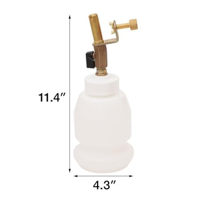 Japard Brake Fluid Refill Bottle, Bleeder Bottle with Adjustable Clamp 1 Liter Master Cylinder, Dispensing Refilling Brake Bleeder Kit, Safe to Prevent Any Spatter