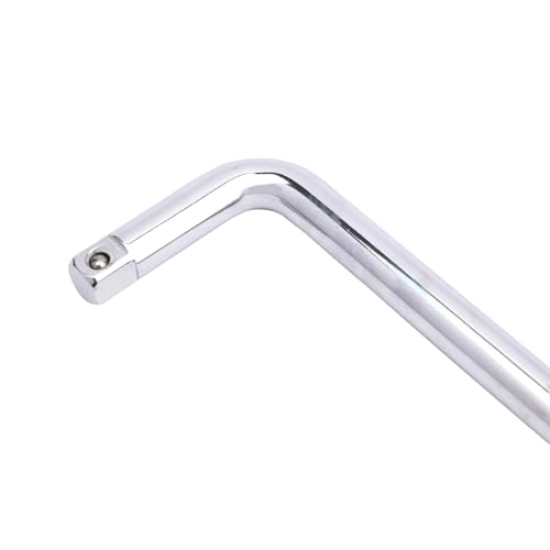 L Handle Breaker Bar 3/4 inch drive 18 inch length Socket Wrench, Heavy-Duty Double end drive Extension Bar for Car, Truck, Van Square Drive Socket Handle E-2211A